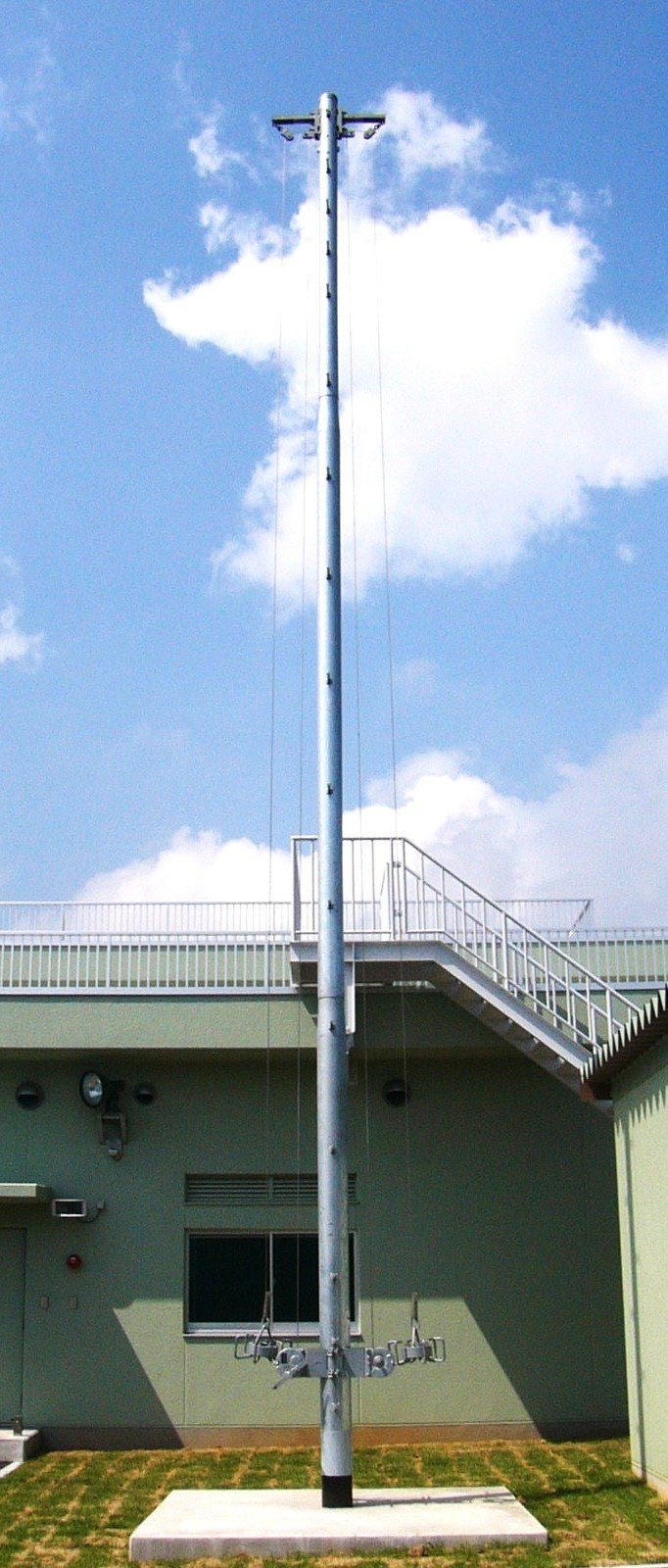 消防用ホース乾燥柱　手動